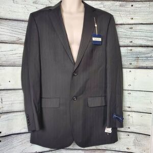 Joseph & Feiss Men’s Pinstripe Wool Suit Jacket Blazer Size 39L New With Tags